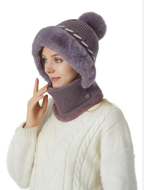 Winter hat double layer