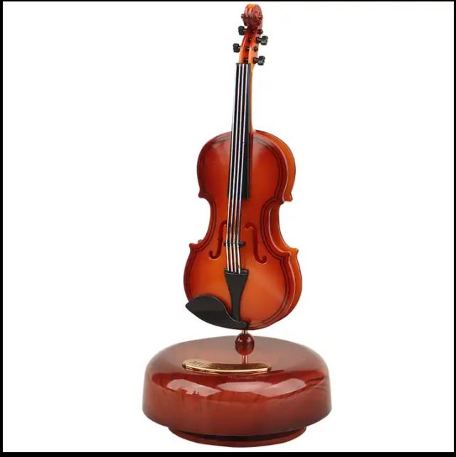 Music box, lute guitar violin shape