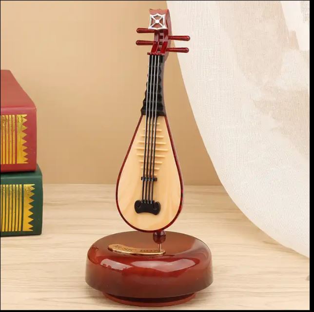 Music box, lute guitar violin shape